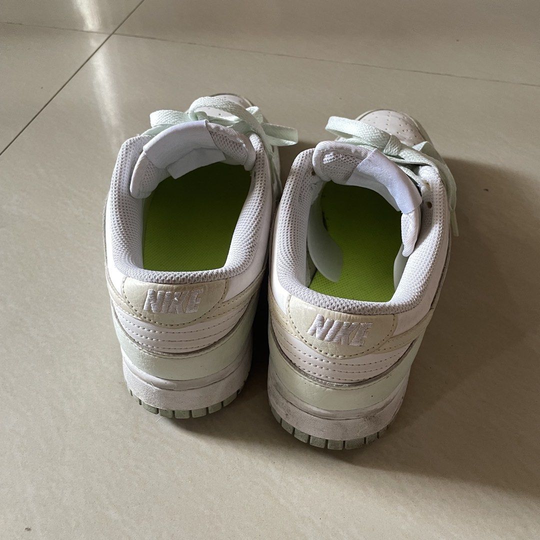 Nike Dunk Low Barely Green Sneakers (Category: Sneakers) located in Imus. Submitted by xciiimy (Listing ID 1465996253, Image 3). Description: condition: lightly used, good as new just need some cleaning.