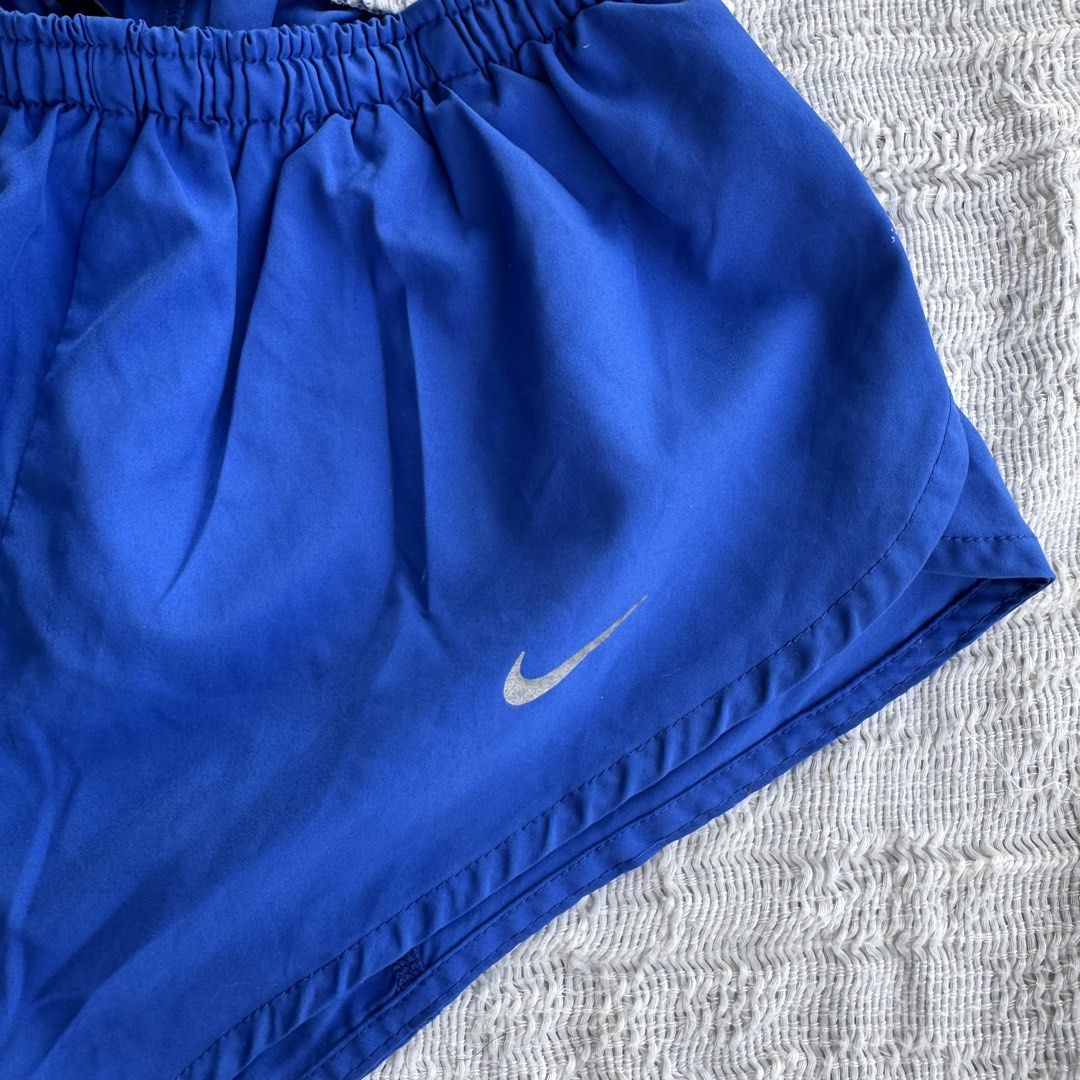 Nike Royal Blue Short Shorts (Category: Activewear) located in Manila. Submitted by thriftclub.ph (Listing ID 1466104937, Image 2). Description: ▫️Decluttering (too many sportswear!) ◻️ Fits xs - s ⬜️ Short shorts - needs inner cycling ⚪️ Drawstring (Adjustable).