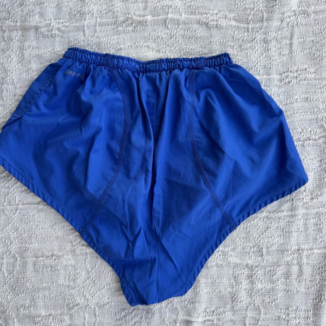 Nike Royal Blue Short Shorts (Category: Activewear) located in Manila. Submitted by thriftclub.ph (Listing ID 1466104937, Image 3). Description: ▫️Decluttering (too many sportswear!) ◻️ Fits xs - s ⬜️ Short shorts - needs inner cycling ⚪️ Drawstring (Adjustable).