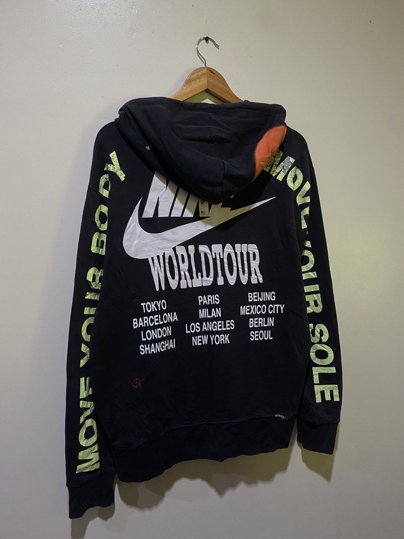 Nike worldtour hoodie (Category: Coats, Jackets and Outerwear) located in Nagcarlan. Submitted by nsh.c (Listing ID 1465968022, Image 1). Description: Excellent condition Cr:9.3/10 Dimes:28X22 All goods padin .