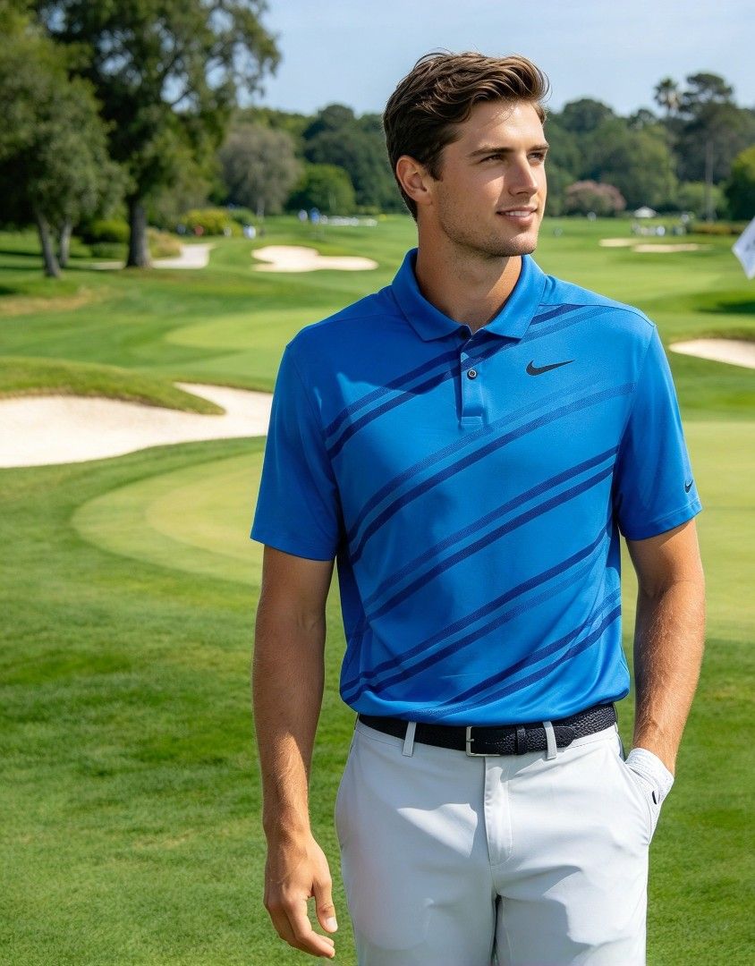 Nikegolf polo shirt ⛳️ (Category: Tshirts & Polo Shirts ) located in Lucena. Submitted by kuronueve0909 (Listing ID 1466090953, Image 2). Description: Nikegolf Size: large Width: 23.5 Length: 27.5 Color: skyblue Price: ₱1,380 No issue ✅️ Ready to wear ✅️.