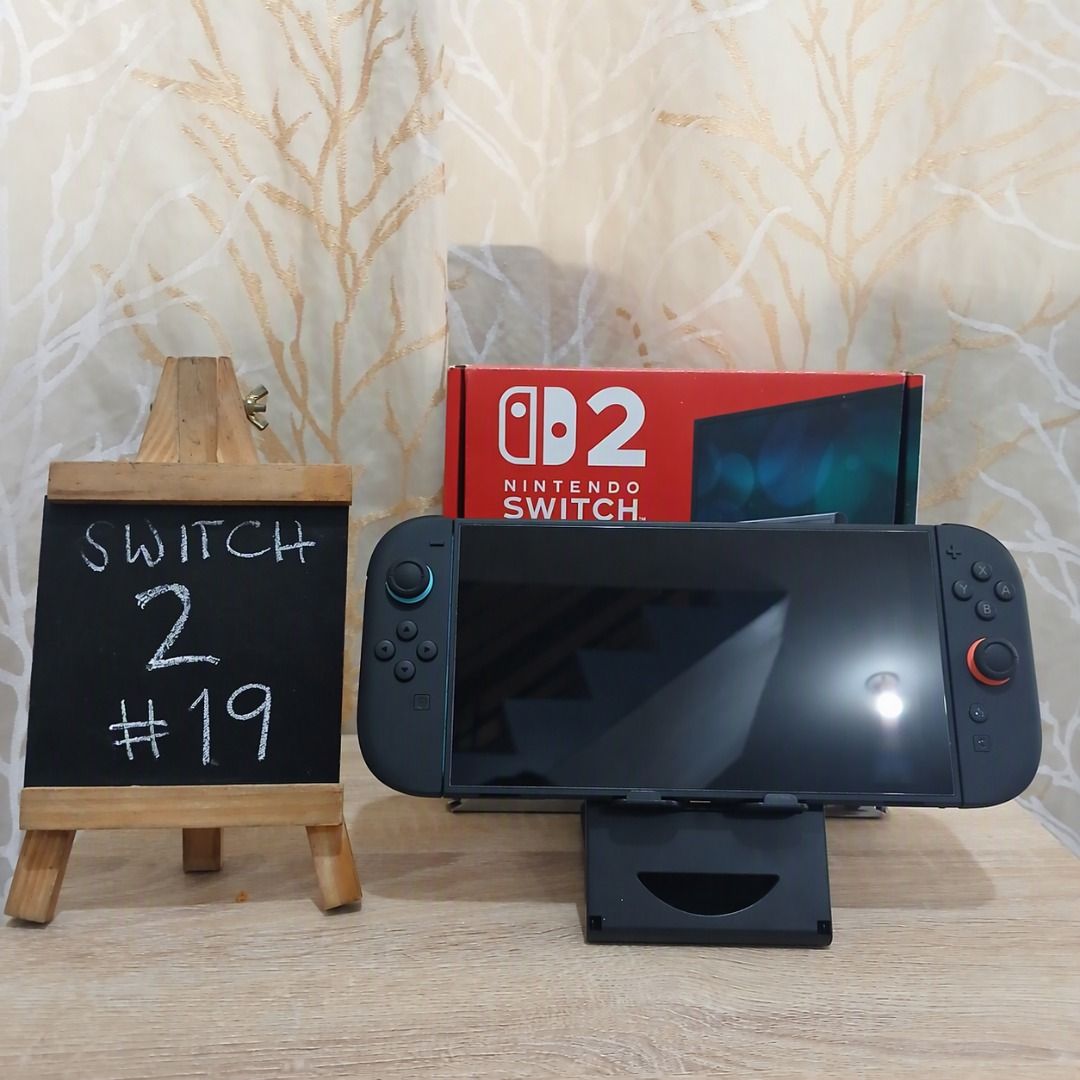 Nintendo Switch 2 with Receipot! (Category: Nintendo) located in Paranaque City. Submitted by thebiskwitcompany (Listing ID 1466004384, Image 2). Description: #019 ****19th unit sold for switch 2, libo libo na sa ps4 at daan daan na din sa PS5 at switch 1 Nintendo Switch 2 P27,495 only! -Complete (Unit, joycon, dock, joycon strap, joycon gripo, charger, hdmi, charger) -no issue (no drift,eshop,wifi,sd card) -With Receipt Bought Oct 2025 only -Wit