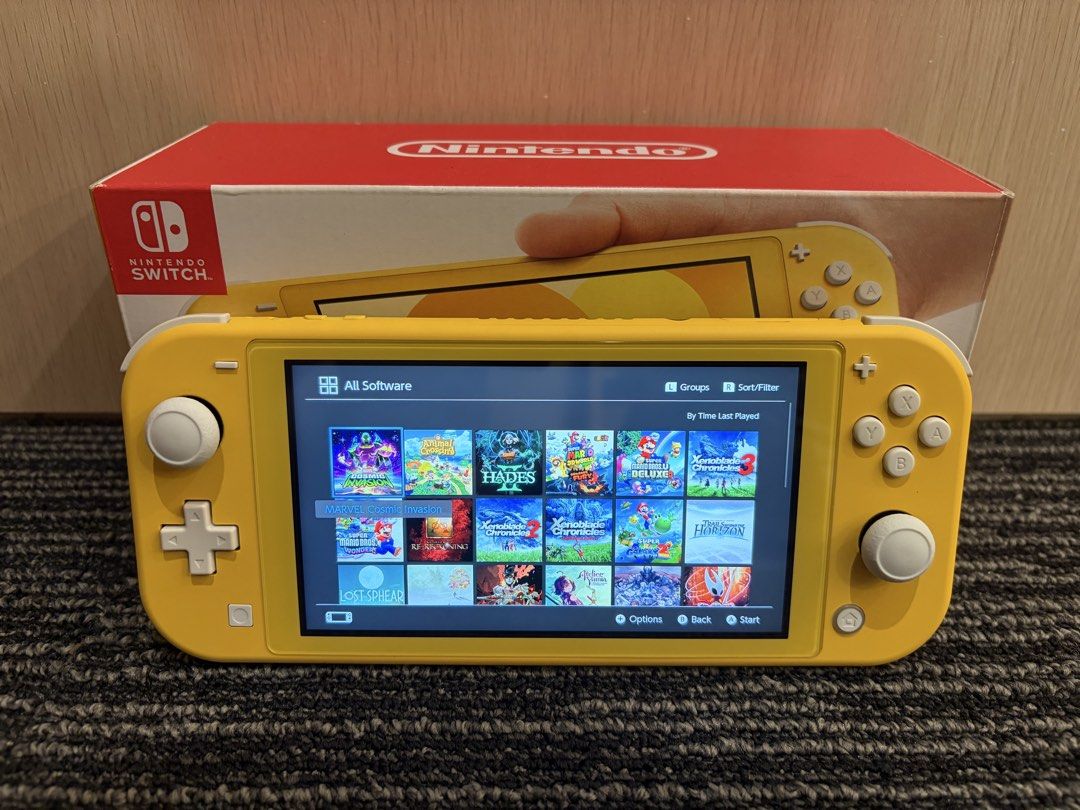Nintendo Switch Lite Yellow JB 400GB MicroSD extreme pro (Category: Nintendo) located in Makati City. Submitted by veilstyle (Listing ID 1465985150, Image 1). Description: Jail broken Yellow Nintendo Switch Lite with a tempered glass screen protector No issues, battery triggers face buttons and sticks feel brand new. - 400GB SanDisk Extreme PRO microSD card Fully loaded with games, ready for use Original box, official power adapter, and a protect