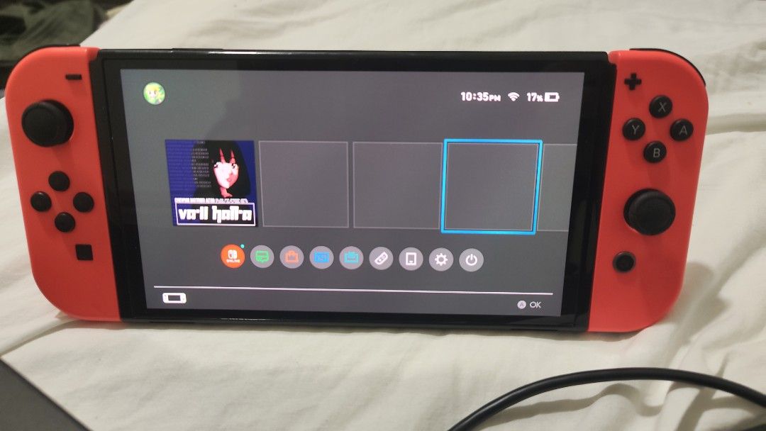 Nintendo Switch OLED Modded + Extra Controller (Category: Nintendo) located in Kuala Lumpur. Submitted by nikzaen (Listing ID 1466138776, Image 2). Description: selling my used Switch OLED 128gb including extra controller, I can help you install some games you want depending on request COD TTDI PJ.