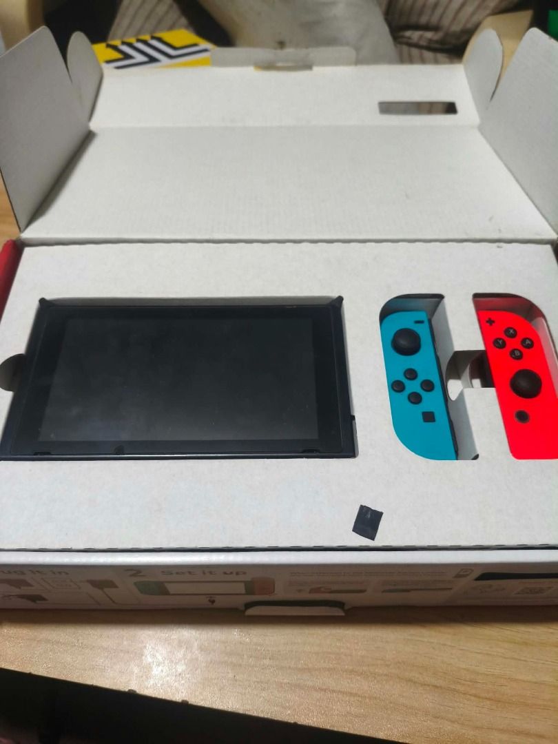 nintendo switch v2 complete with games (Category: Nintendo) located in Manila. Submitted by seiyatakehara (Listing ID 1466149820, Image 3). Description: for sale nintendo switch v2 complete 2 game carts only nintendo labo nintendo ringfit no issue condition: makinis for only 7999 pesos pm me for inquiries sta ana manila .
