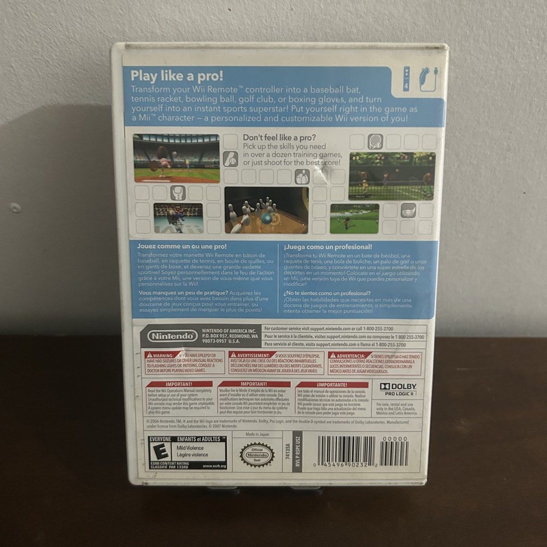 Nintendo Wii Sports (Category: Nintendo) located in Quezon City. Submitted by argamenest (Listing ID 1466146959, Image 2). Description: Item tested and working with manual (can provide additional pics and vids for sure buyers only) 📍 Fairview QC.