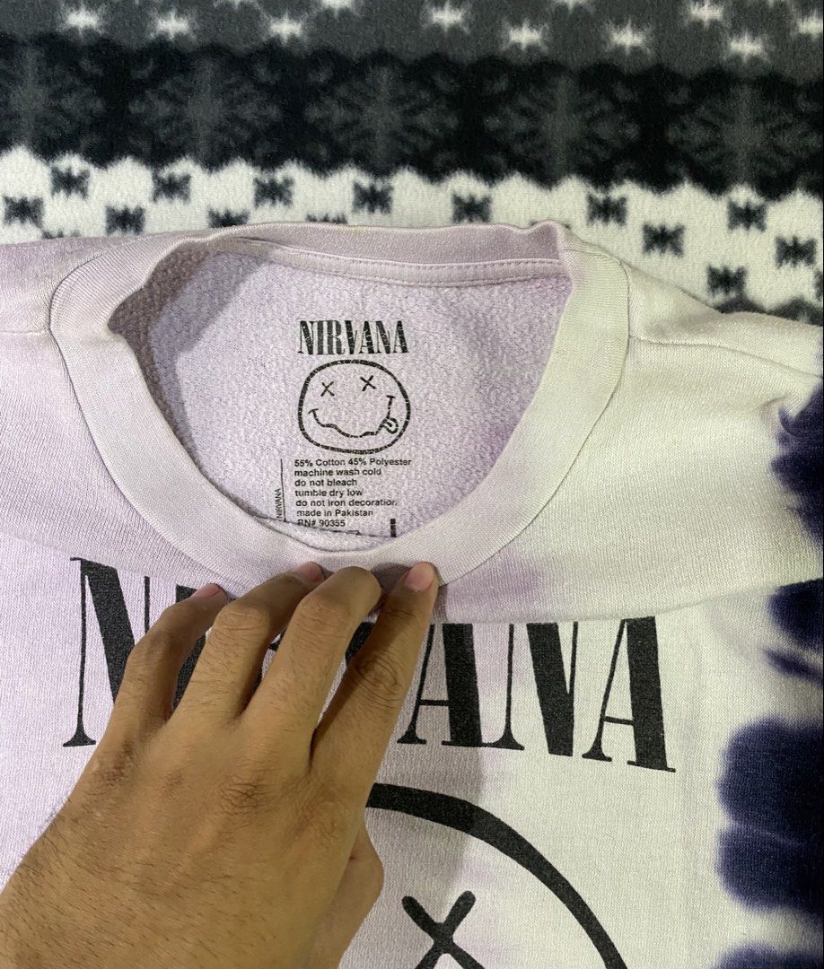 NIRVANA (Category: Coats, Jackets and Outerwear) located in General Santos City (Dadiangas). Submitted by nokkie_thrift (Listing ID 1466143682, Image 3). Description: Nirvana Good condition Dimes 23x27 .