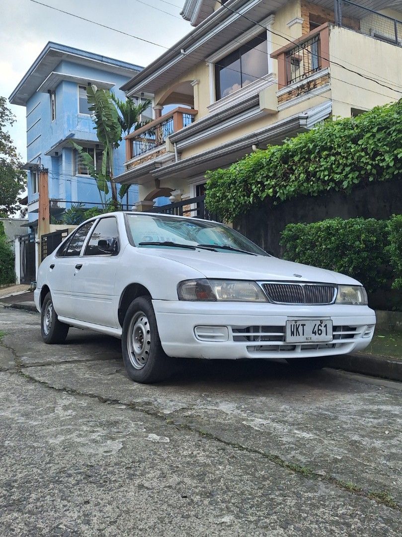 Nissan Sentra FE Manual (Category: Used Cars) located in Manila. Submitted by rohanthoma80506 (Listing ID 1466074952, Image 1). Description: FOR SALE 2000 Nissan Sentra FE (B14 Series 4) Features • 1.3L GA13 Gasoline Engine • 5-Speed Manual Transmission • +303,000 KM Odometer • Cold AC • Stock Steelies Rims • Good Tire Condition • Good Running Condition • Updated Registration Until March 2027 Recent Upgrades/Changes • Dashboard Lights Converted t