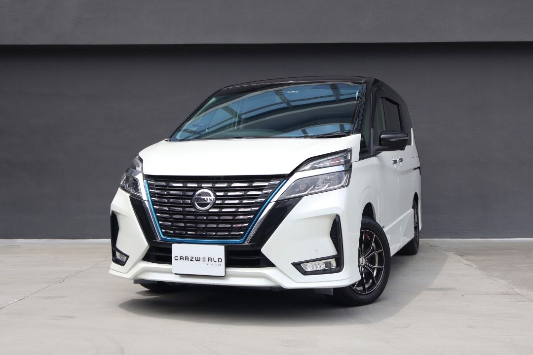 Nissan Serena e-POWER Hybrid 1.2 Highway Star Premium Auto (Category: Used Cars) located in Singapore. Submitted by carzworld.pteltd (Listing ID 1466039197, Image 1). Description: Viewing Strictly By Appointment Only! Low Interest Rate & Flexible Bank / In House Loan Available All Trade-In Are Welcome Message to: 💬96437773 Features 1.2L in-line DOHC engine producing 134bhp with 320nm of torque mated with a single speed reduction gear. Accessorie