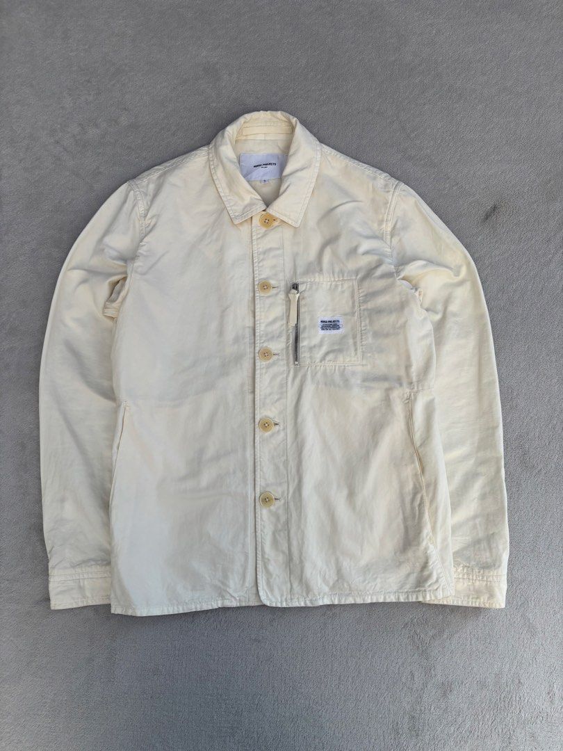 Norse Project Kyle Dry Canvass Jacket (Category: Coats, Jackets and Outerwear) located in Baguio. Submitted by thecollector2600 (Listing ID 1466058224, Image 1). Description: Small on tag. Best fits medium Made in Romania Pit to pit-19” Length- 26” Shoulder to shoulder-16.5” Sleeves-24”.