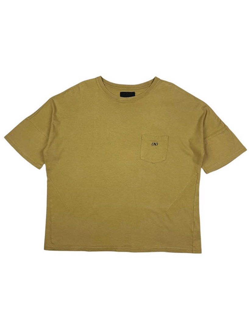 Number (N)ine - Oversized Pocket Tee (Category: Tshirts & Polo Shirts ) located in Puerto Princesa. Submitted by rrugsgallery (Listing ID 1466121558, Image 2). Description: Number (N)ine - Oversized Pocket Tee Tagged Size: Small / best fit Medium Dimensions Length: 26.5 Width: 23 Condition: Excellent Color rate: 9.5 Flaws: None.