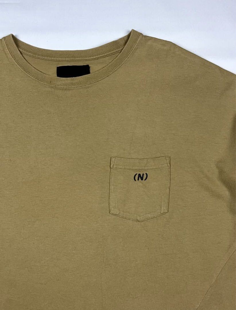 Number (N)ine - Oversized Pocket Tee (Category: Tshirts & Polo Shirts ) located in Puerto Princesa. Submitted by rrugsgallery (Listing ID 1466121558, Image 3). Description: Number (N)ine - Oversized Pocket Tee Tagged Size: Small / best fit Medium Dimensions Length: 26.5 Width: 23 Condition: Excellent Color rate: 9.5 Flaws: None.