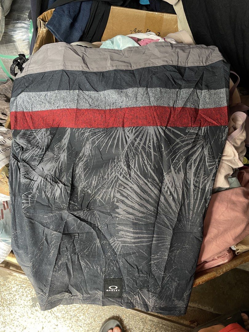 Oakley board shorts (Category: Shorts) located in Lucena. Submitted by riyizthriftz (Listing ID 1465954778, Image 1). Description: Oakley board shorts Size 36 Good condition Color rate 9/10 See pics .
