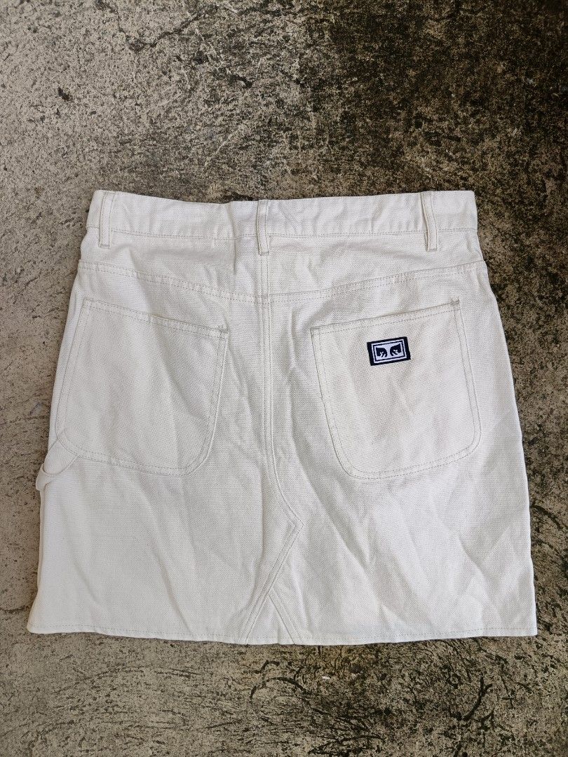 OBEY Bibi Womens Carpenter Skirt (Category: Skirts) located in Cebu City. Submitted by madjekfinds (Listing ID 1465992551, Image 2). Description: OBEY Bibi Womens Carpenter Skirt EXCELLENT CONDITION NO ISSUE SIZE 26 W 30 L 17 590 PLUS SF CEBU JNT.