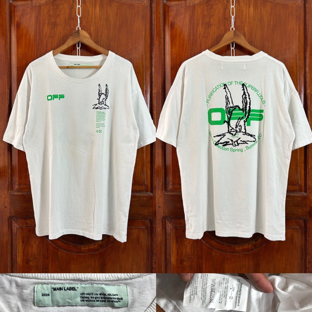 OFF WHITE (Category: Tshirts & Polo Shirts ) located in Lingayen. Submitted by lacesteja15958 (Listing ID 1465980409, Image 1). Description: OFF WHTE🔥 DIMES: 22x29 SIZE: L ON TAG COLOR RATE: 9.8/10 ISSUE: MINIMAL HAIRLINE MINE: 1199.