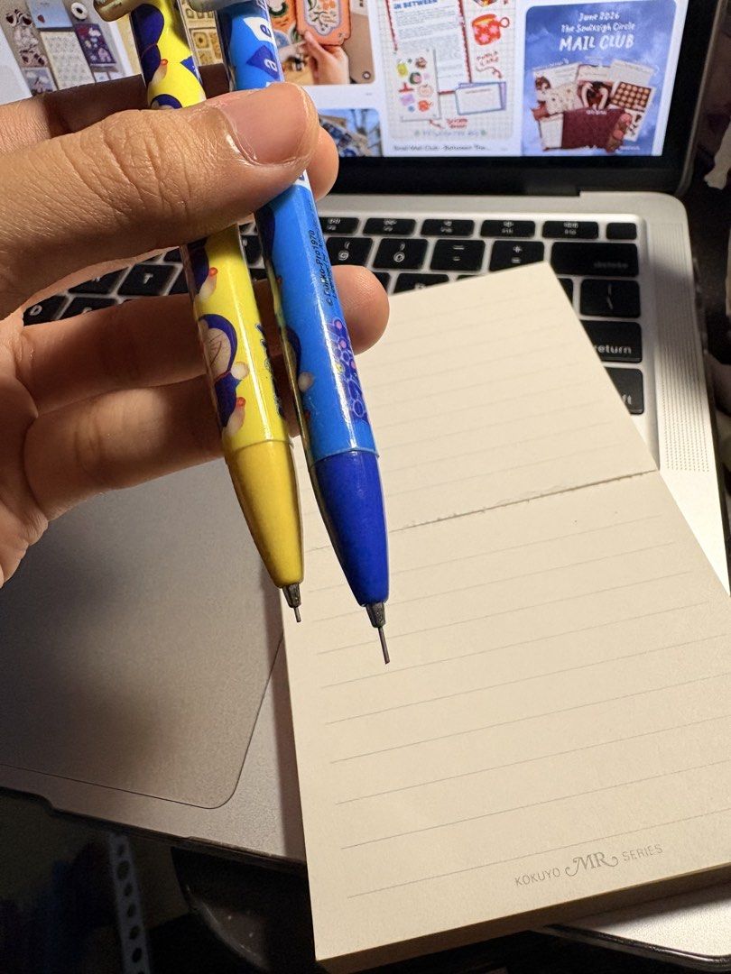 Official Doraemon Mechanical Pencil (Category: Stationery & School Supplies) located in Manila. Submitted by wearly.fits (Listing ID 1466105248, Image 2). Description: 🇯🇵 DORAEMON MECHANICAL PENCILS Cute Doraemon character mechanical pencils 🇯🇵💙 💛 Yellow Doraemon 💙 Blue Doraemon ✨ Japanese character stationery ✨ Mechanical pencil ✨ Japan surplus ✨ Tested & working ✨ Great for school, drawing & collectors ₱85 for both 📌 Pre-owned/surplus c