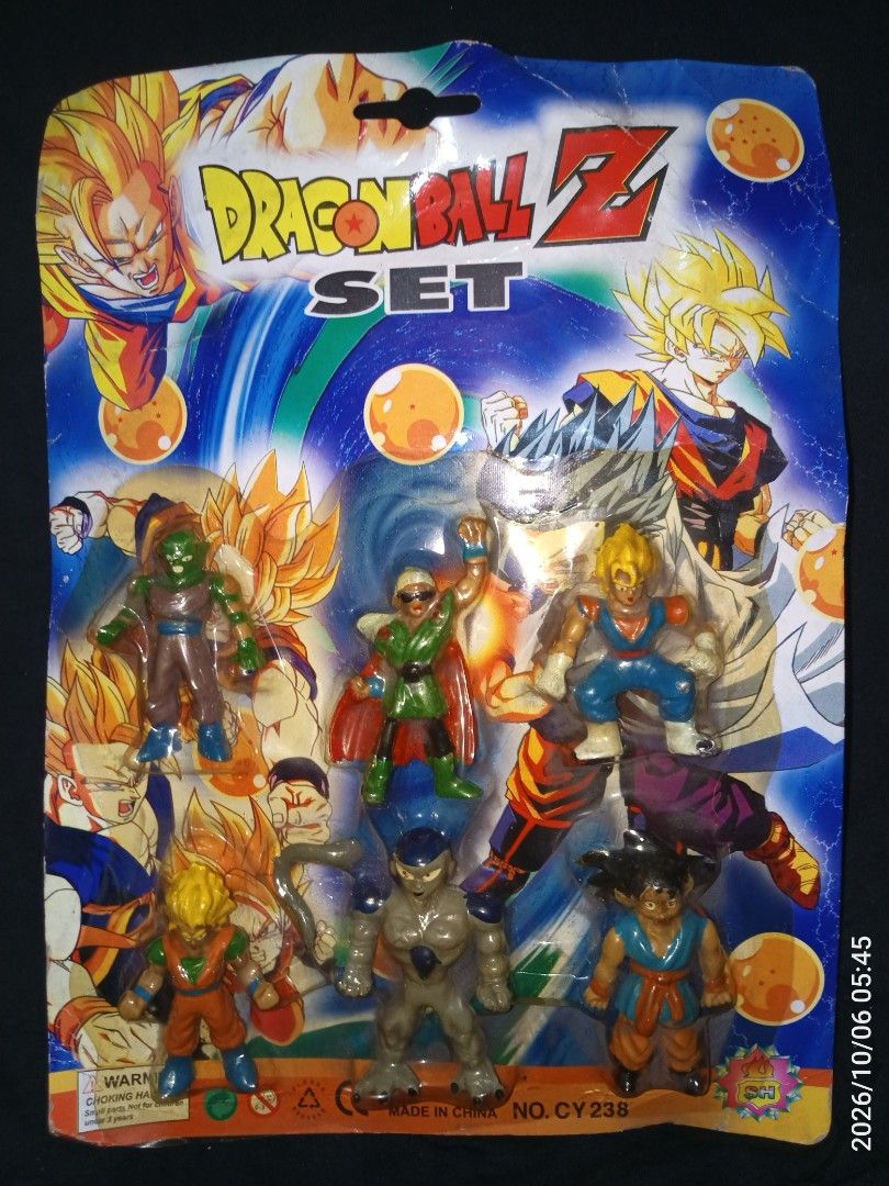 Old DBZ Mini Toy Set (Category: Vintage Collectibles) located in Davao. Submitted by banana.pancake (Listing ID 1466151367, Image 1). Description: Sealed, never been used. Old stock but brand new.