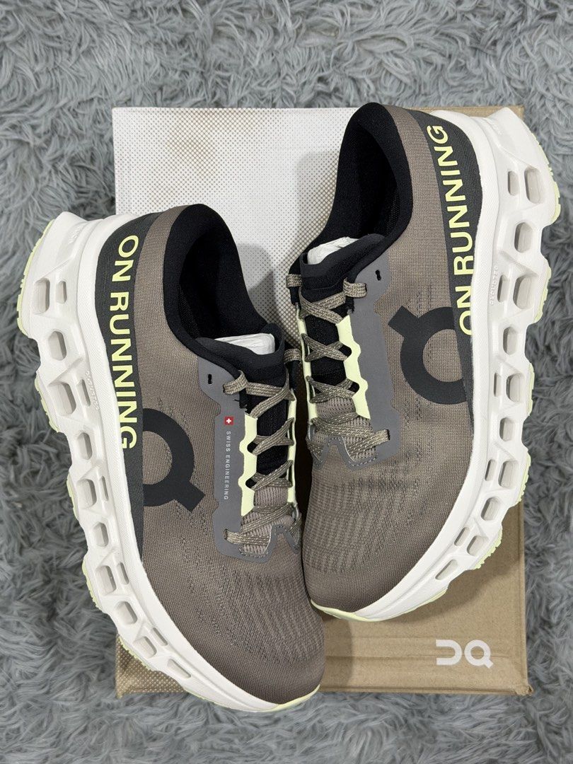On Clousmonster 3 Cinder Ivory (8W-9W) (Category: Sneakers) located in Quezon City. Submitted by shoeplug.ph (Listing ID 1466097428, Image 1). Description: On Clousmonster 3 Cinder Ivory sizes available: 8us W (7us M) / 25cm 8.5us W (7.5us M) / 25.5cm 9us W (8us M) / 26cm brandnew / complete ₱7,500 each.