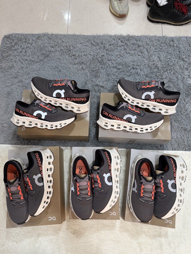 On Clousmonster 3 Eclipse Ivory (Category: Sneakers) located in Quezon City. Submitted by shoeplug.ph (Listing ID 1466096679, Image 1). Description: On Clousmonster 3 Eclipse Ivory sizes available: 6us W / 23cm 8.5us W (7.5us M) / 25.5cm (2 pairs) 9us W (8us M) / 26cm size 10us M brandnew / complete ₱7,500 each.