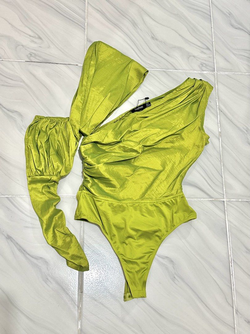 One Sided Bodysuit (Category: Others Tops) located in Bulacan. Submitted by archivesbyjanine (Listing ID 1466044544, Image 1). Description: .