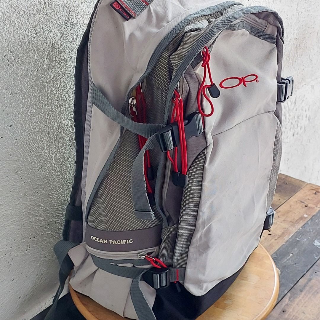 OP Ocean Pacific Backpack Gray (Category: Backpacks) located in Caloocan City. Submitted by 2ndhand.manila (Listing ID 1466024899, Image 3). Description: Swipe left for more photos and measurements. ▪️NO COD/COP ▪️Ship thru J&T ▪️Lalamove/Grab Express ▪️G-Cash or Bank Transfer ▪️Location: North Caloocan.