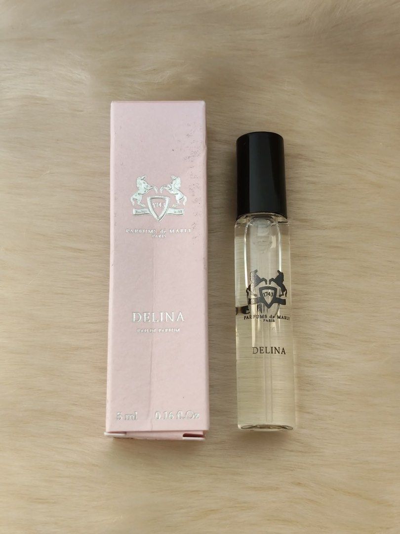 Original PDM Delina EDP 5ml. (Category: Fragrance & Deodorants) located in Quezon City. Submitted by docshop.orig (Listing ID 1465991075, Image 1). Description: 🌺 An iconic, luxury niche for women… also one of the most complimented scents..