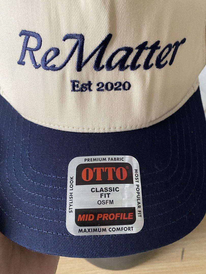 OTTO RE MATTER TWO TONE SNAP BACK CAP (Category: Caps & Hats) located in Talisay. Submitted by hustlethrift_2600 (Listing ID 1466074708, Image 2). Description: OSFM EXCELLENT CONDITION ( LIKE NEW ) 9.9/10 COLOR RATE NO ISSUE.
