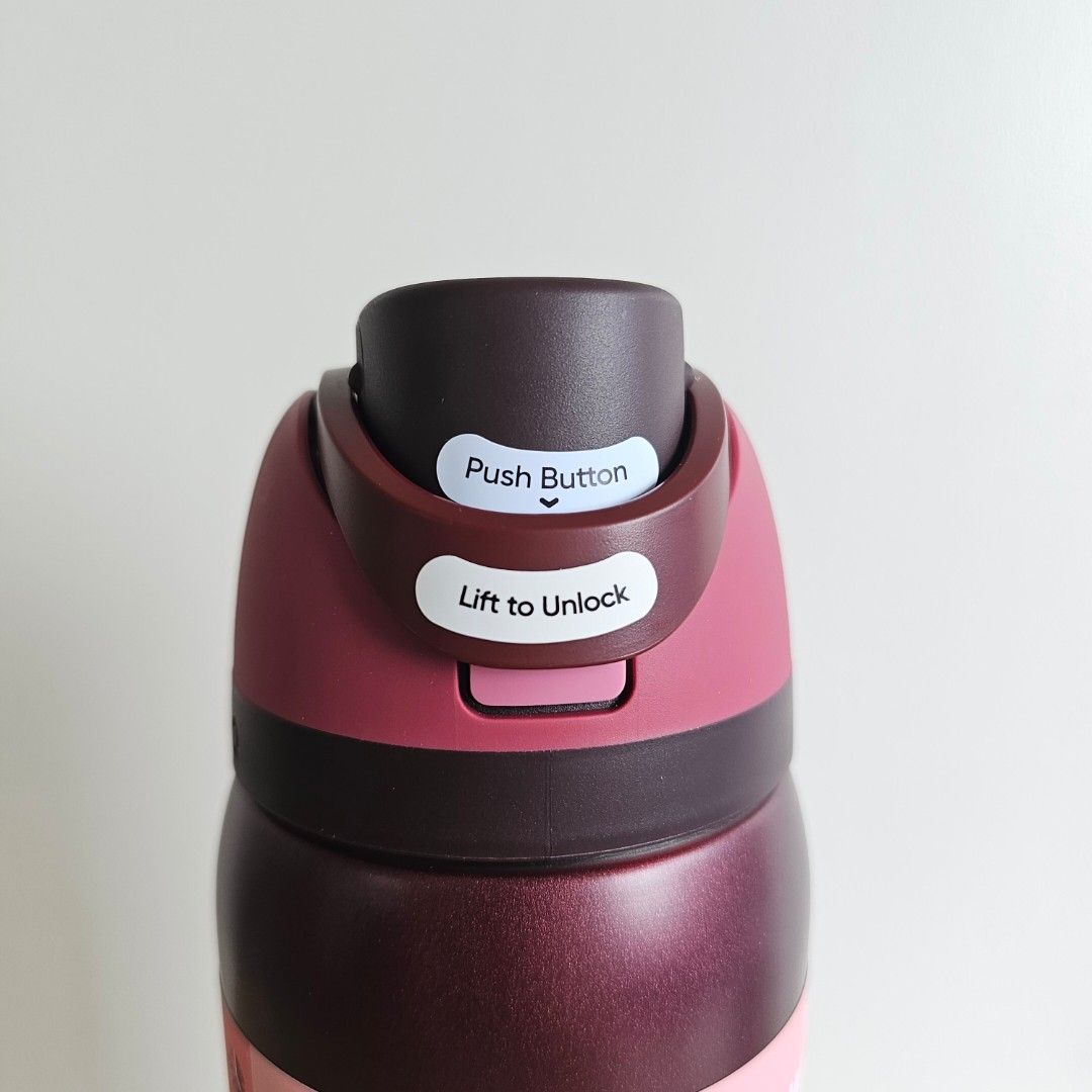 Owala FreeSip 32oz Black Cherry (Category: Water Bottles & Tumblers) located in Manila. Submitted by findsbyseelee (Listing ID 1466095389, Image 2). Description: On-hand, brand new and authentic! Limited stocks only! Colorway not sold in the PH. Location: Tondo, Manila Shipping via Lalamove.