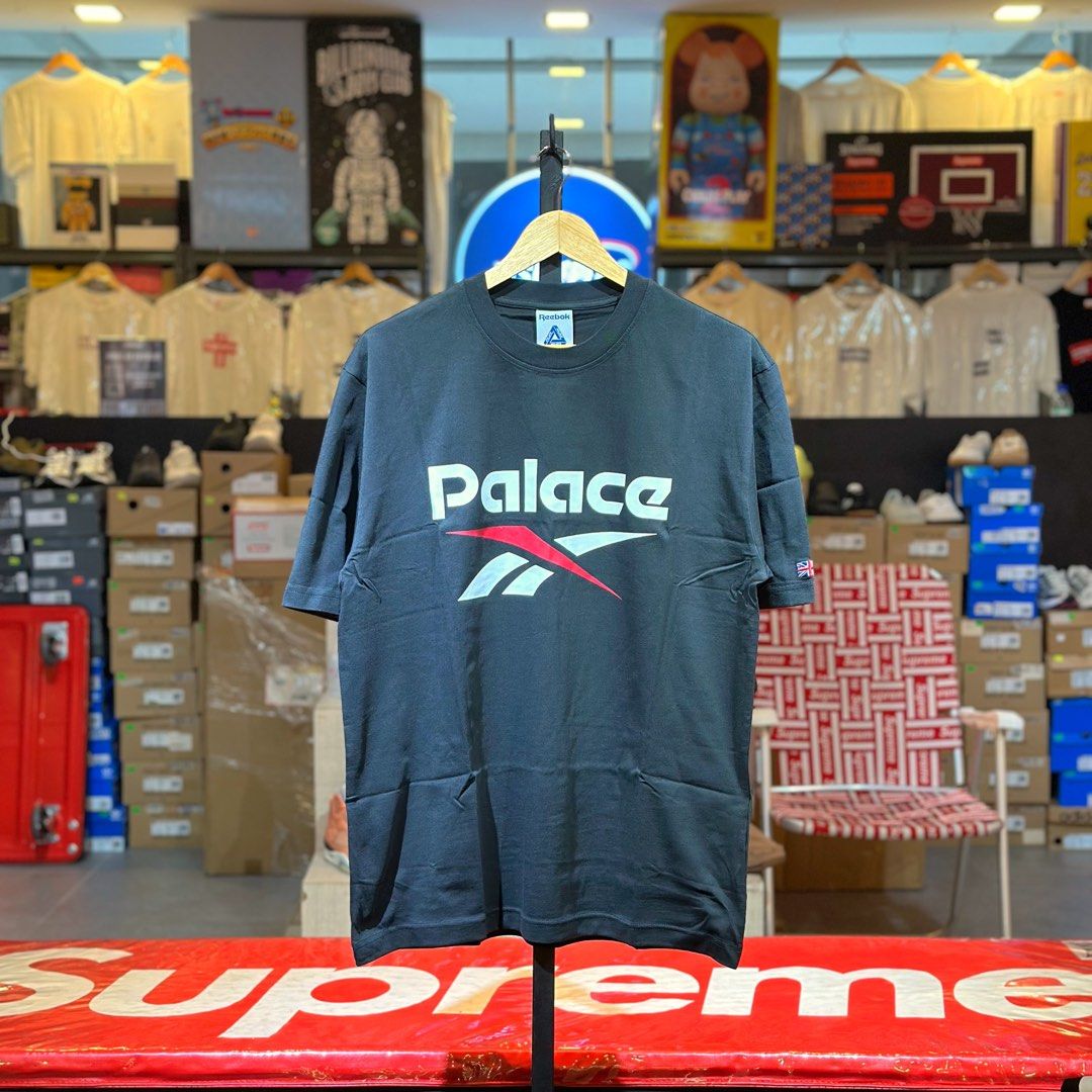 Palace Reebok P-Bok Tee Black (Category: Tshirts & Polo Shirts ) located in Quezon City. Submitted by inside_plug (Listing ID 1466025550, Image 1). Description: For Sale Palace Reebok P-Bok Tee Black - Large Brandnew Dm us to purchase.