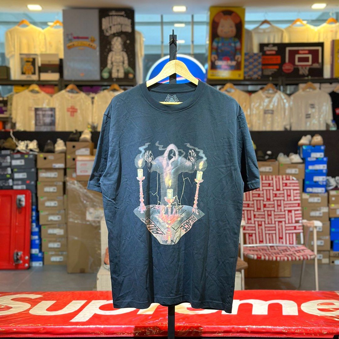 Palace Spooked Tee (Category: Tshirts & Polo Shirts ) located in Quezon City. Submitted by inside_plug (Listing ID 1466025147, Image 1). Description: For Sale Palace Spooked Tee Black - XL Brandnew Dm us to purchase.