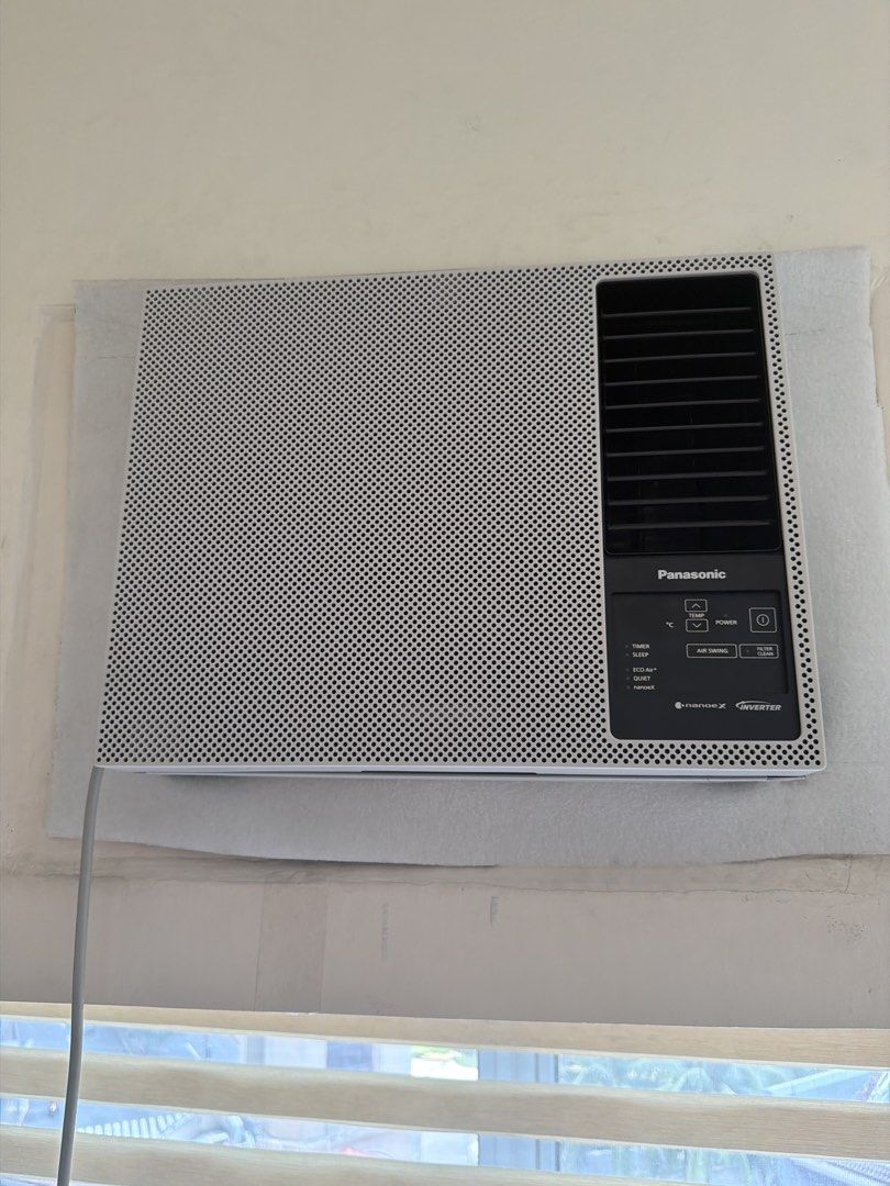 Panasonic Inverter Window Type Aircon (Category: Air Conditioning and Heating) located in Quezon City. Submitted by joshannet64895 (Listing ID 1465969650, Image 1). Description: Panasonic CWXU925JPH 1 hp window-type, Inverter, ALL DC Motor Used twice only. With receipt and warranty RFS: need to upgrade to 1.5hp Price is still negotiable.