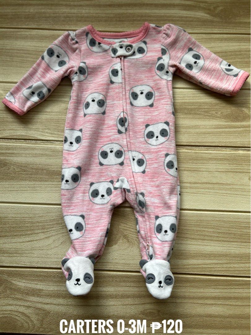 Panda fleece frogsuit by carters (Category: Babies & Kids Fashion) located in Cebu City. Submitted by yjainani (Listing ID 1466080803, Image 1). Description: .