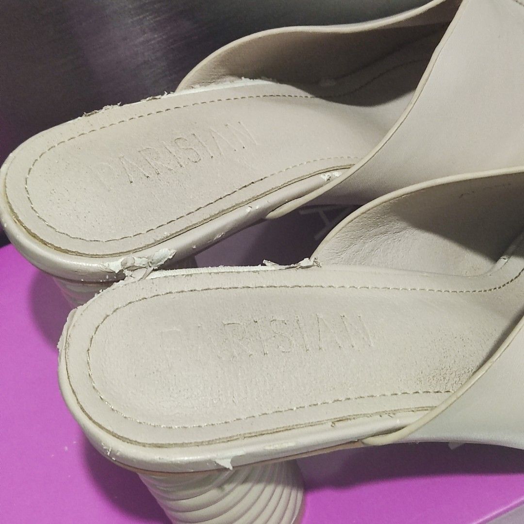 Parisian Block Heels (Category: Heels) located in Antipolo. Submitted by hesedfinds.shop (Listing ID 1466148292, Image 3). Description: See the pics to see the minor issues..