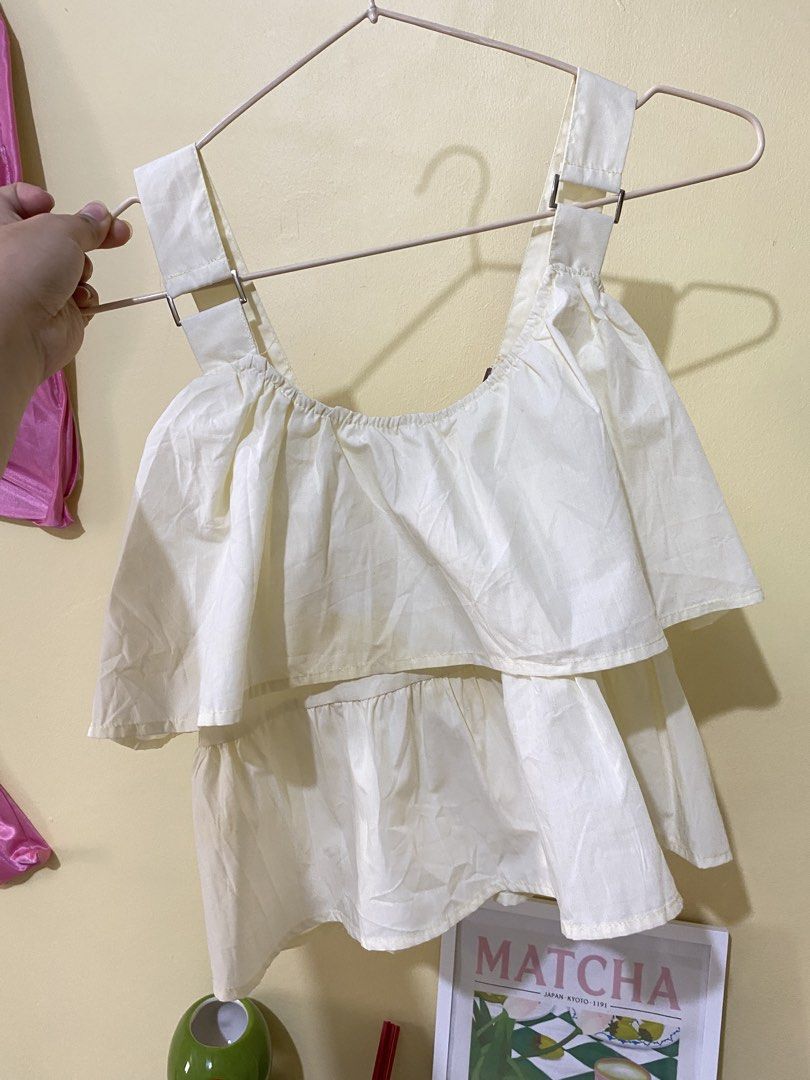 PASTEL YELLOW TIER TOP (Category: Others Tops) located in Dasmarinas. Submitted by hannah.oakph (Listing ID 1466022268, Image 3). Description: .