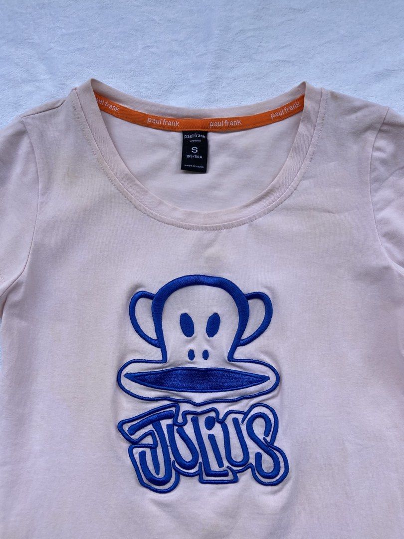 Paul Frank (Category: Blouses) located in General Santos City (Dadiangas). Submitted by kala_chuchi (Listing ID 1465959121, Image 2). Description: Size. Small 13.5 inches width 21 inches length Flaws. Minor yellowing Over all condition Excellent .