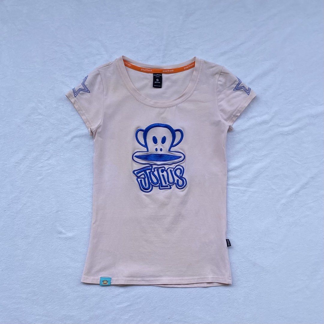Paul Frank (Category: Blouses) located in General Santos City (Dadiangas). Submitted by kala_chuchi (Listing ID 1465959121, Image 1). Description: Size. Small 13.5 inches width 21 inches length Flaws. Minor yellowing Over all condition Excellent .