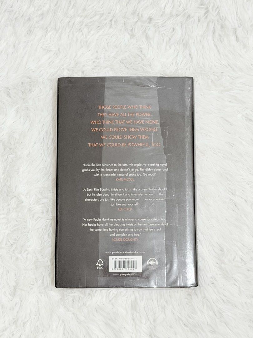 PAULA HAWKNS - A SLOW FIRE BURNING Hardcover - PRELOVED (Category: Storybooks) located in Malolos. Submitted by jnrreadershavenbooks (Listing ID 1466023523, Image 2). Description: ☑SECONDHAND HARDCOVER BOOK (ORIGINAL AND AUTHENTIC) FOR SALE!!! ✅Writer: Paula Hawkins ✅Title: A Slow Fire Burning ✅Mode of Payment: Gcash/BPI/GoTyme ✅Delivery via J&T Express (or you may book Lalamove for same day delivery). ✅Book Information: ISBN-13:9780857524447 ISB