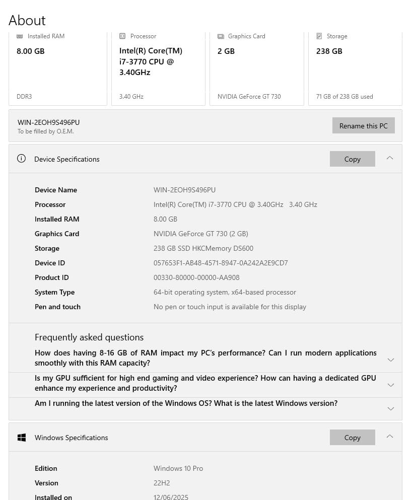 PC SET (Category: Desktops) located in Caloocan City. Submitted by imlei (Listing ID 1466034534, Image 3). Description: FOR SALE: COMPLETE PC SET (Inplay CPU + 21.5" Acer Monitor) 📍 Price: ₱8,000 (Slightly Negotiable para sa seryosong buyer) 📍 Location: Las Pinas City 📍 Condition: Used / Secondhand (Smooth working condition, gagamitin na lang) Perfect para sa Online Schooling, Office Work, Work From Home, at Casual Gaming (Valorant, League of 