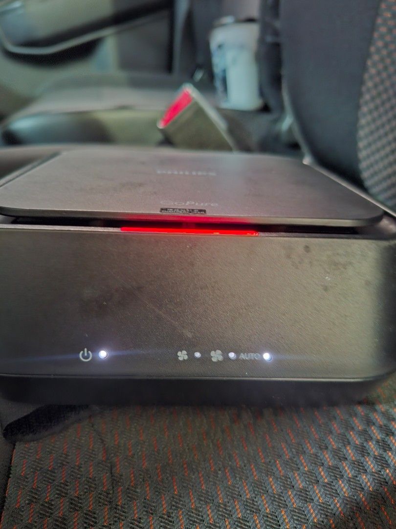 Philips Car Purifier GoPure (Category: Audio, Video, Alarm and other Electronic Accessories) located in Paranaque City. Submitted by lip879 (Listing ID 1466049455, Image 3). Description: Philips GoPure Car Purifier Used All working Touch sensitive control just buy a new filter Asking 2.5k since its used Brandnew 8k Pick up Paranaque City.