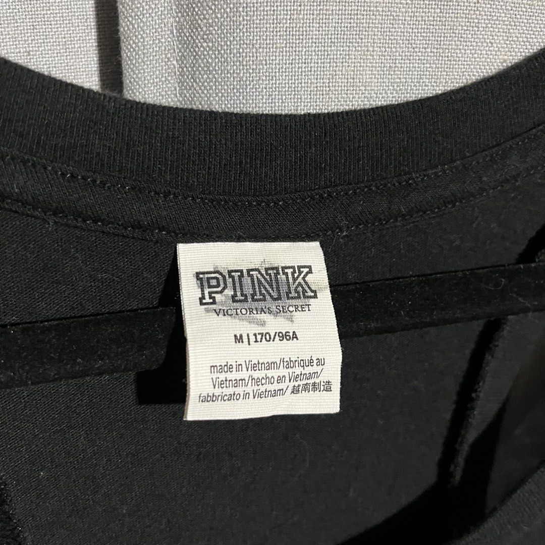 Pink Victoria’s Secret Black Sleeveless Top (Category: Sleeveless) located in Tanjay. Submitted by febmarie (Listing ID 1466126145, Image 2). Description: Has a cinched design on the sides 📍 Negros Oriental 📦 J&T — SF c/o buyer .