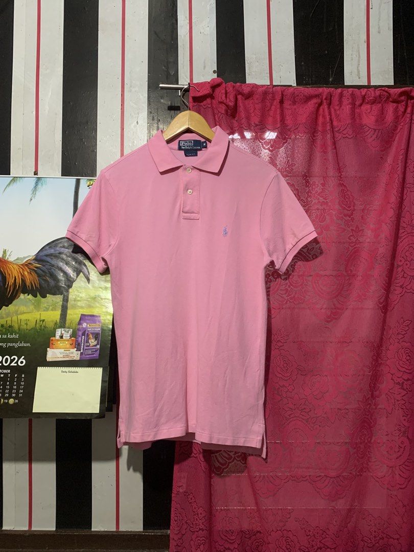 Pink Ralph Lauren Poloshirt (Category: Tshirts & Polo Shirts ) located in Iligan City. Submitted by kierrehv (Listing ID 1466052604, Image 2). Description: Pink Ralph Lauren Poloshirt 9.6/10 cr 18.5x28-29 No issues.