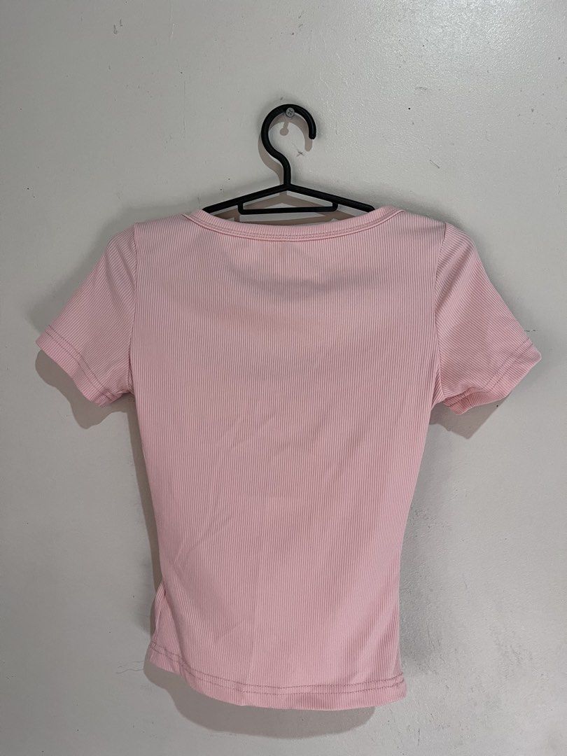 Pink Top Shein (Category: Blouses) located in Manila. Submitted by serra_shop (Listing ID 1466118170, Image 3). Description: New never used Size: Small Location: Pampanga Courier: J&T.
