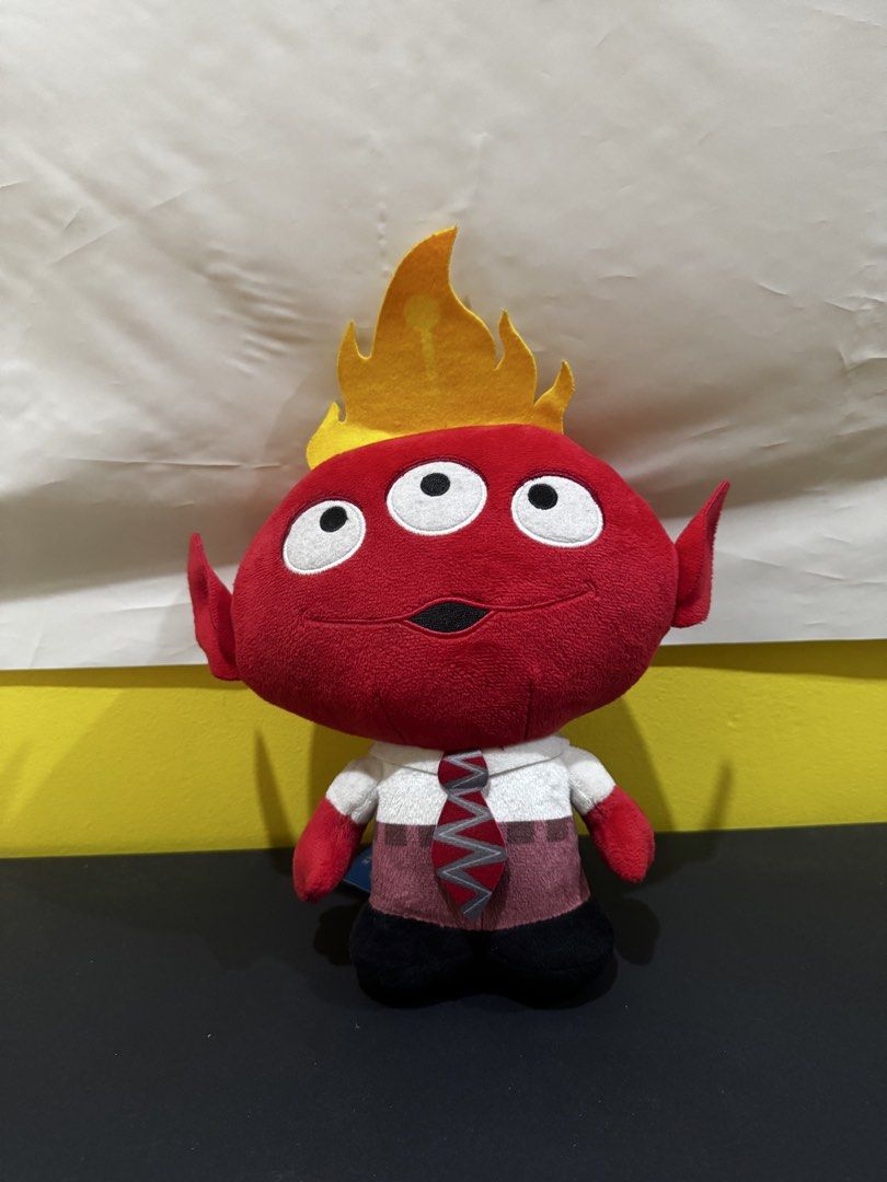 Pixar Inside Out Anger Medium Plush Stuff Toy (Category: Plushies & Soft Toys) located in Cavite. Submitted by casingpavements (Listing ID 1466053970, Image 1). Description: .