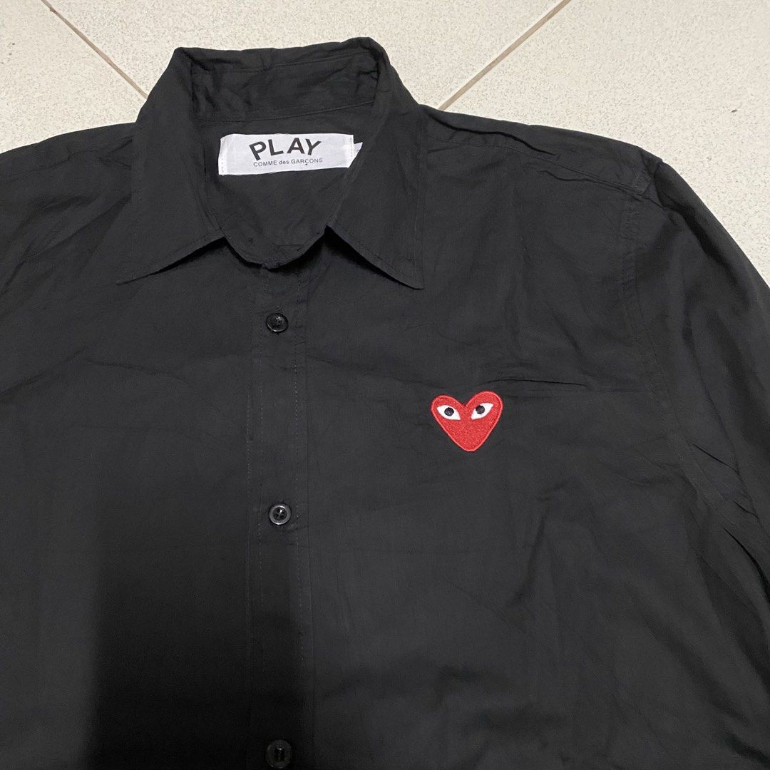 play button down (Category: Formal Shirts) located in Taguig. Submitted by xi_xxix1129 (Listing ID 1466082753, Image 2). Description: xl on tag 20.5x30” as new crispy condition 249php +sf no cod taguig location 📩📩📩.