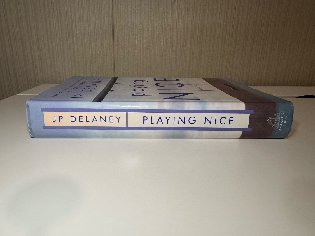 Playing Nice by JP Delaney (Thriller/Mystery)- Hardbound (Category: Storybooks) located in Quezon City. Submitted by pinkc0conut (Listing ID 1465961426, Image 3). Description: Playing Nice - Authentic copy - Flaw: foxing on the edges (see photos), cover is upside down (see last photo). with mark at the bottom - Mode of Payment: GCash, payment first.