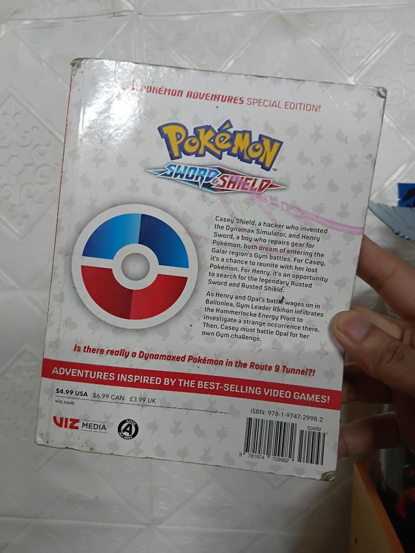 Pokemon Sword and Shield Vol.6 Comic Book (Category: Comics & Manga) located in Quezon City. Submitted by coffeeyuki56158 (Listing ID 1465983127, Image 2). Description: Pokemon Sword and Shield Comic Book Vol.6 authentic viz media publication , complete pages wala pong punit , good for those na nag cocollect po ng ganito and/or baka ito yung kulang nyo sa volume ng pokemon book nyo sa collection qc areas meet ups.