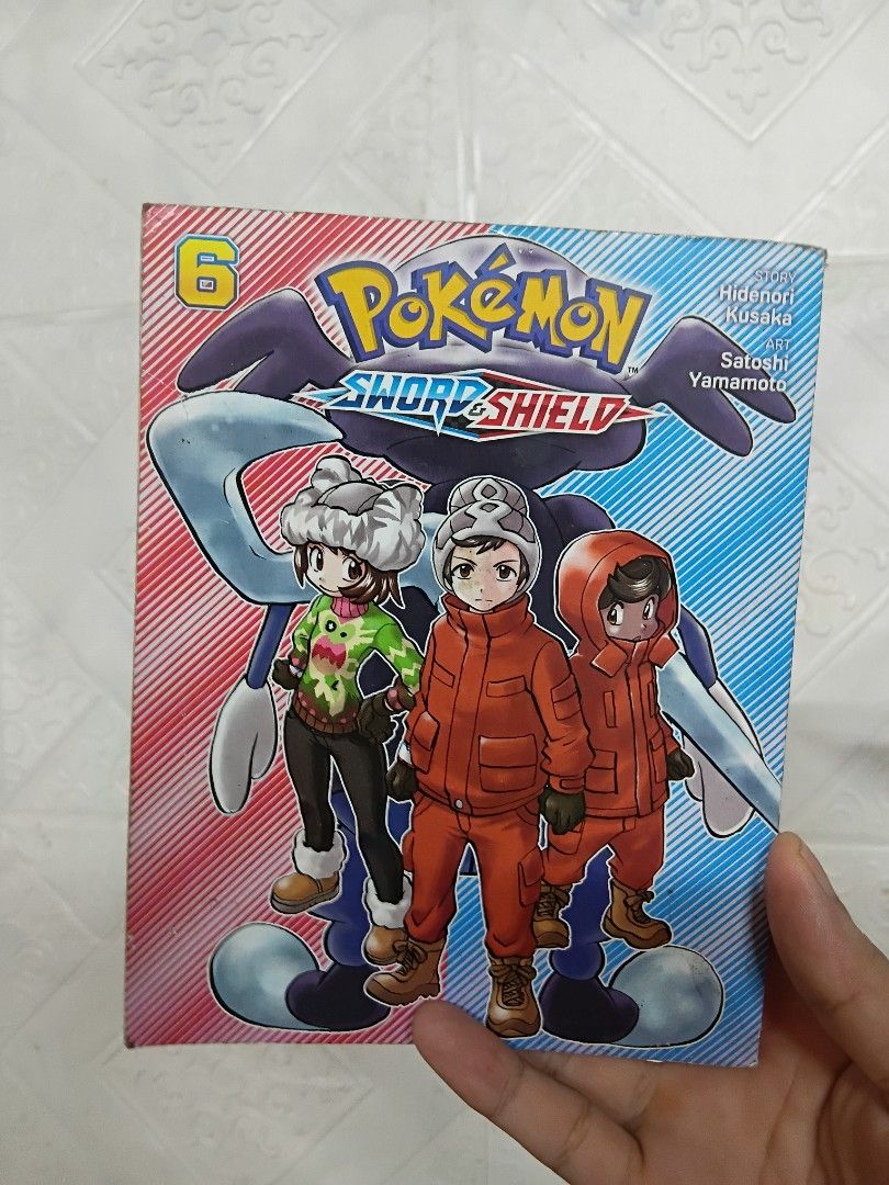 Pokemon Sword and Shield Vol.6 Comic Book (Category: Comics & Manga) located in Quezon City. Submitted by coffeeyuki56158 (Listing ID 1465983127, Image 1). Description: Pokemon Sword and Shield Comic Book Vol.6 authentic viz media publication , complete pages wala pong punit , good for those na nag cocollect po ng ganito and/or baka ito yung kulang nyo sa volume ng pokemon book nyo sa collection qc areas meet ups.