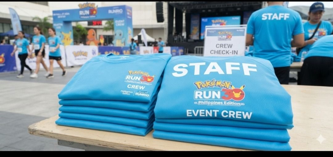 Pokémon Run 30 staff shirt (Category: Activewear) located in Caloocan City. Submitted by silenthawk.cb066f (Listing ID 1466136858, Image 1). Description: Pokémon Run 30 staff shirt.