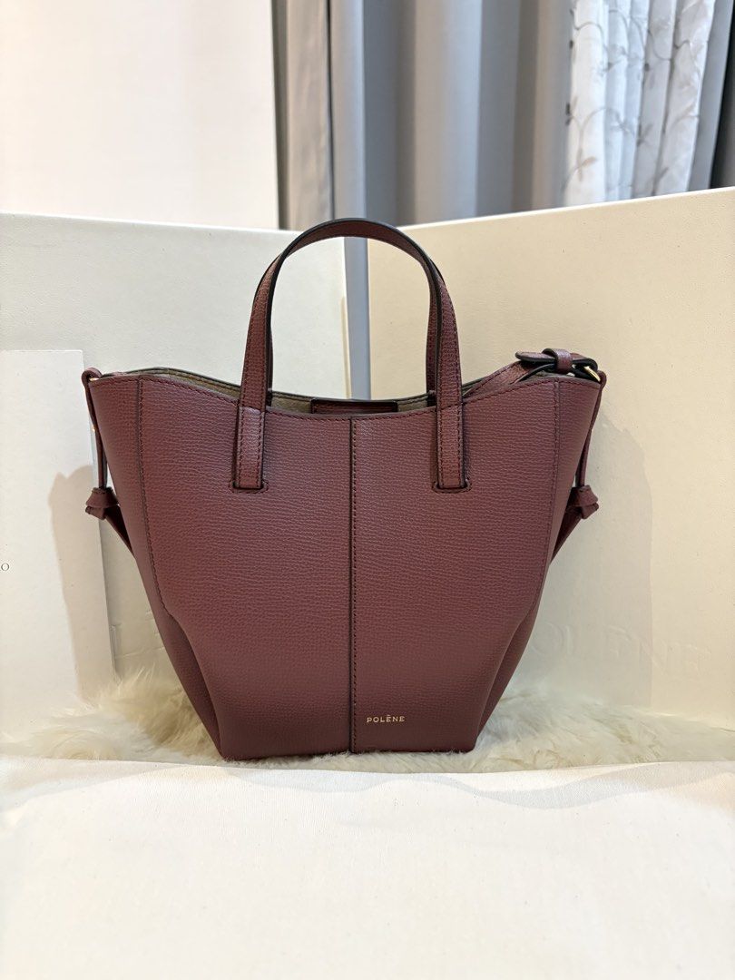 Polene Cyme Tote Nano (Category: Luxury Bags & Wallets) located in Pasig City. Submitted by famlovestoshop (Listing ID 1466103547, Image 1). Description: Guaranteed authentic ✨ Comes with strap, dustbag, box Mandaluyong.