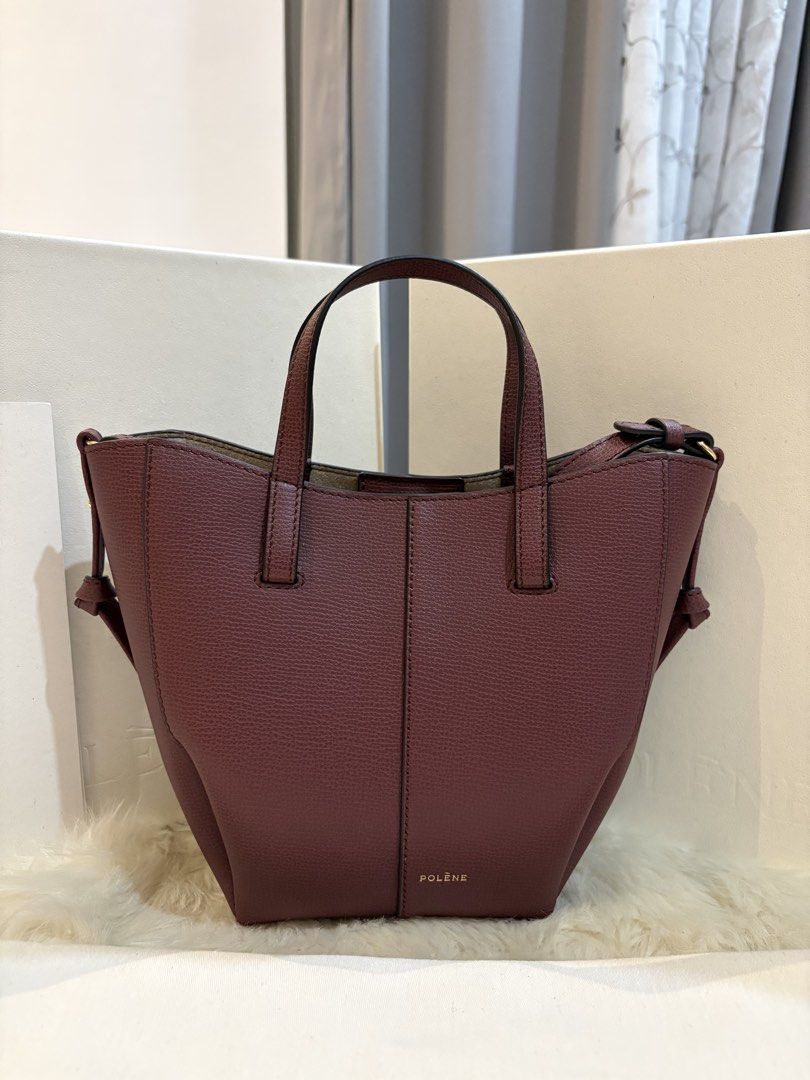 Polene Cyme Tote Nano (Category: Luxury Bags & Wallets) located in Pasig City. Submitted by famlovestoshop (Listing ID 1466103547, Image 2). Description: Guaranteed authentic ✨ Comes with strap, dustbag, box Mandaluyong.